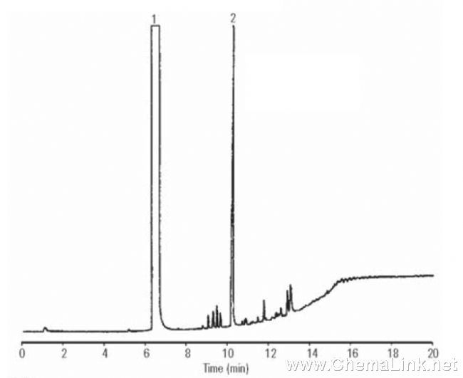 胶囊氯乙醇气相色谱图