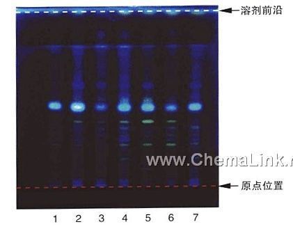 银杏叶黄酮的微乳高效薄层色谱指纹图谱