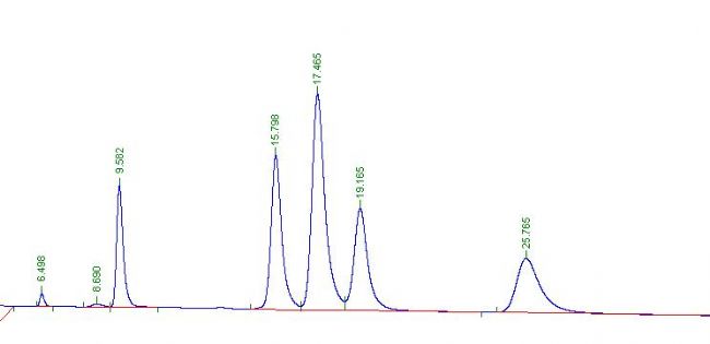 氯吡格雷(带杂质) - 色谱图
